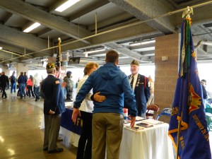6. Lorraine Przepiora Greeting Comm. Leingang at table