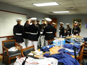7.Marine JR. ROTC GETTING READY